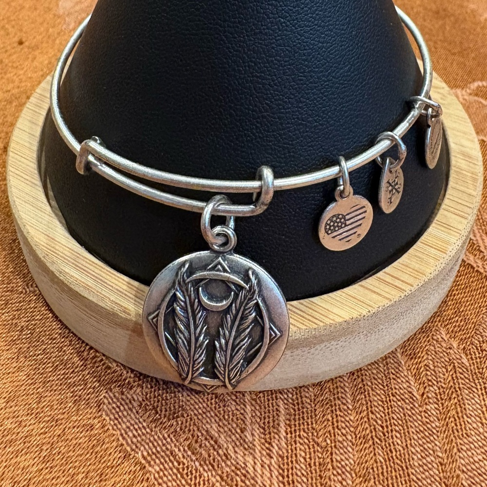 Alex and Ani ‘Grace Journey Blessing’ Charm Expandable Bracelet